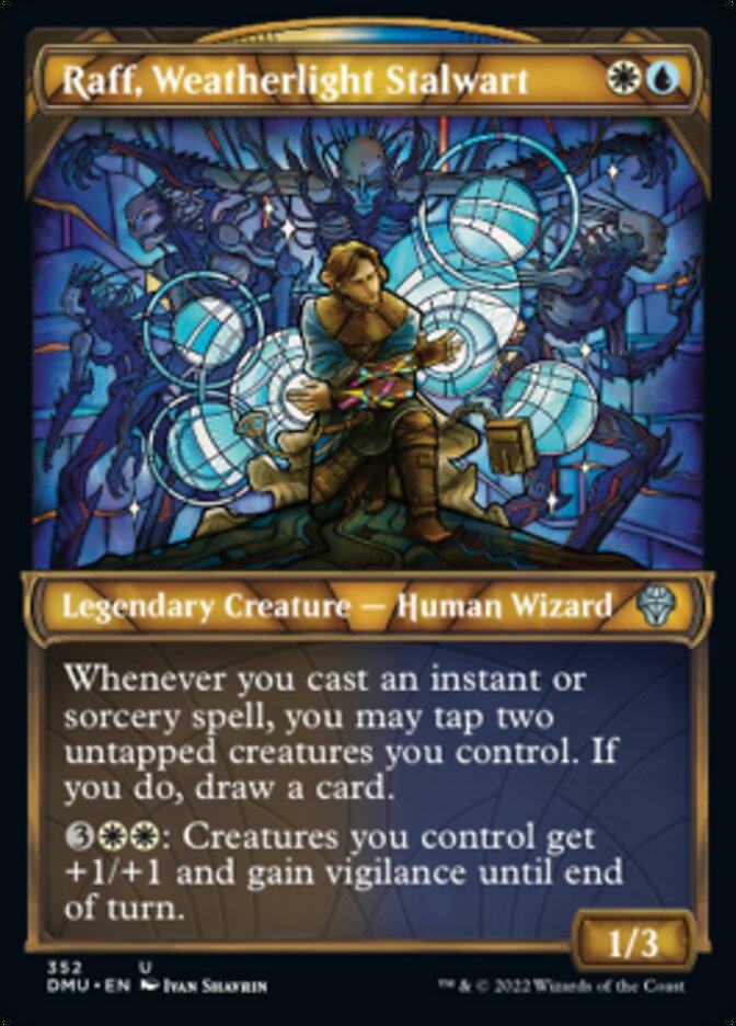 Raff, Weatherlight Stalwart (Showcase Textured) [Dominaria United] | Gear Gaming Fayetteville