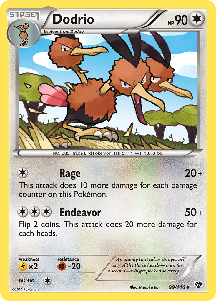 Dodrio (99/146) [XY: Base Set] | Gear Gaming Fayetteville