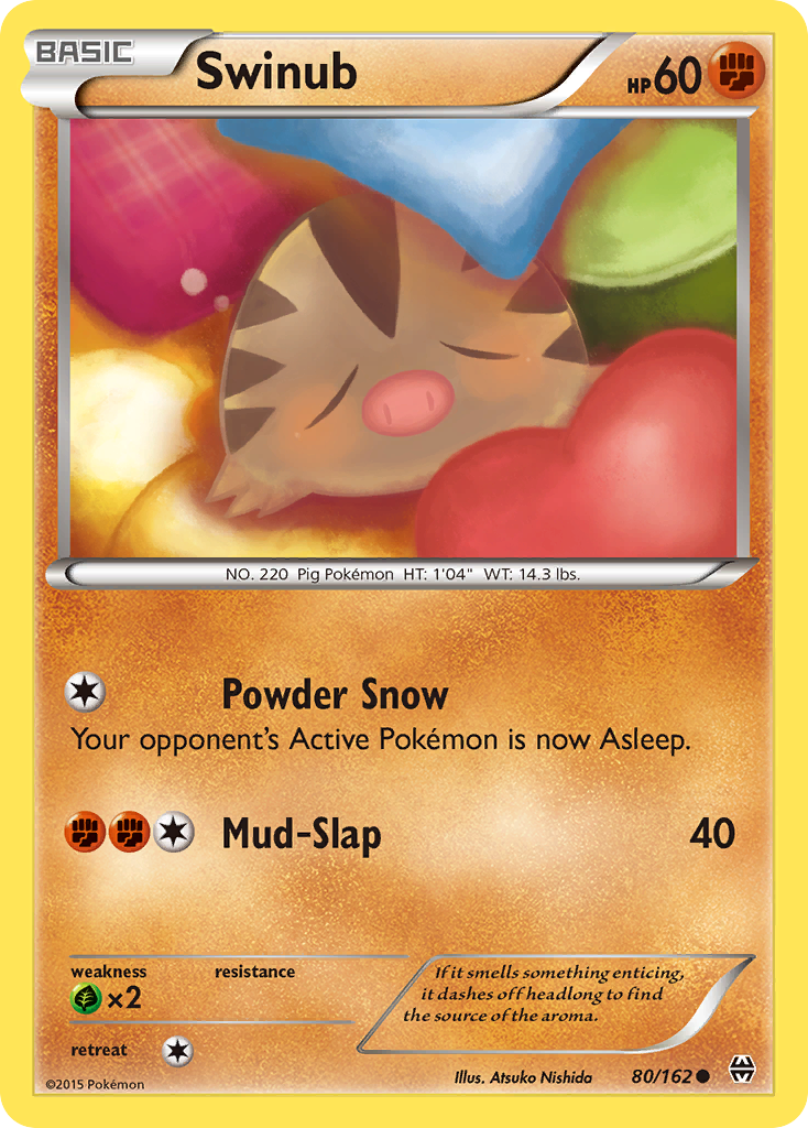 Swinub (80/162) [XY: BREAKthrough] | Gear Gaming Fayetteville