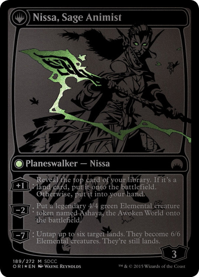 Nissa, Vastwood Seer // Nissa, Sage Animist [San Diego Comic-Con 2015] | Gear Gaming Fayetteville