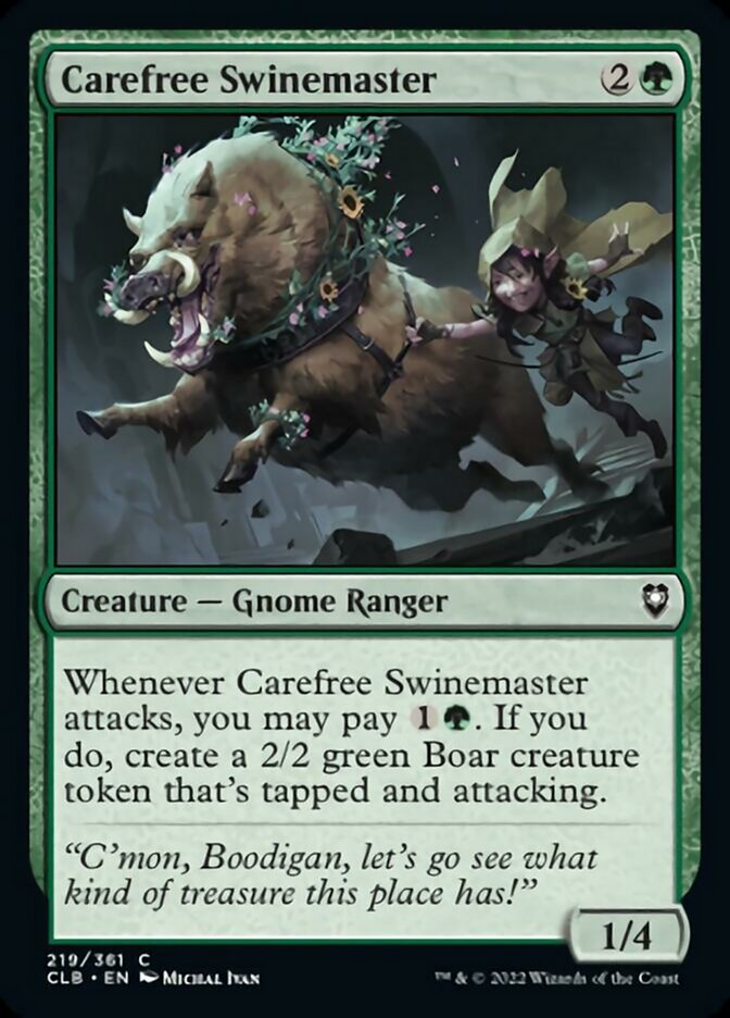 Carefree Swinemaster [Commander Legends: Battle for Baldur's Gate] | Gear Gaming Fayetteville