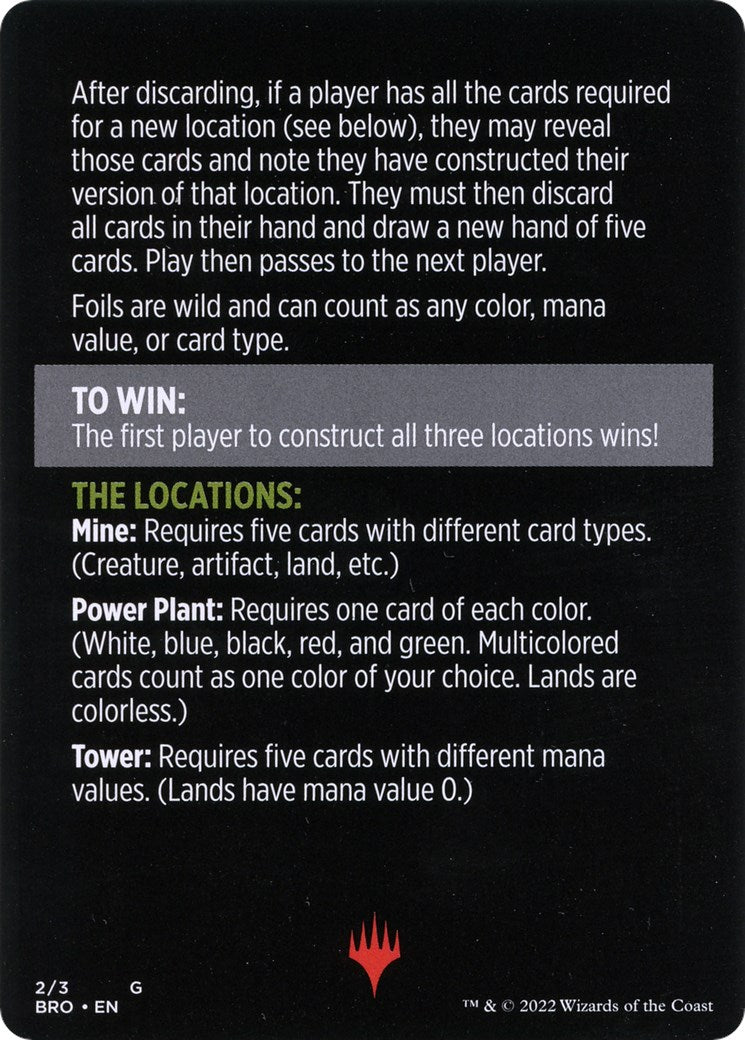 Urza's Blueprints (Magic Minigame) [The Brothers' War Minigame] | Gear Gaming Fayetteville