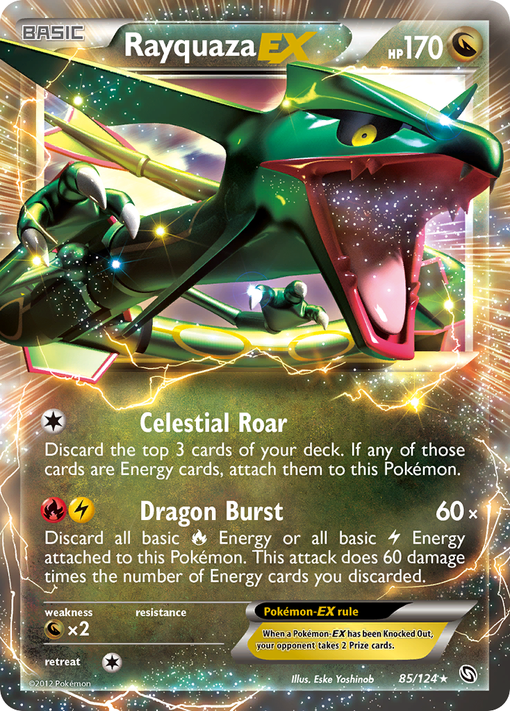 Rayquaza EX (85/124) [Black & White: Dragons Exalted] | Gear Gaming Fayetteville