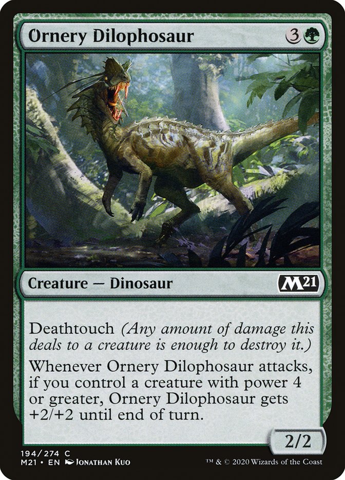 Ornery Dilophosaur [Core Set 2021] | Gear Gaming Fayetteville