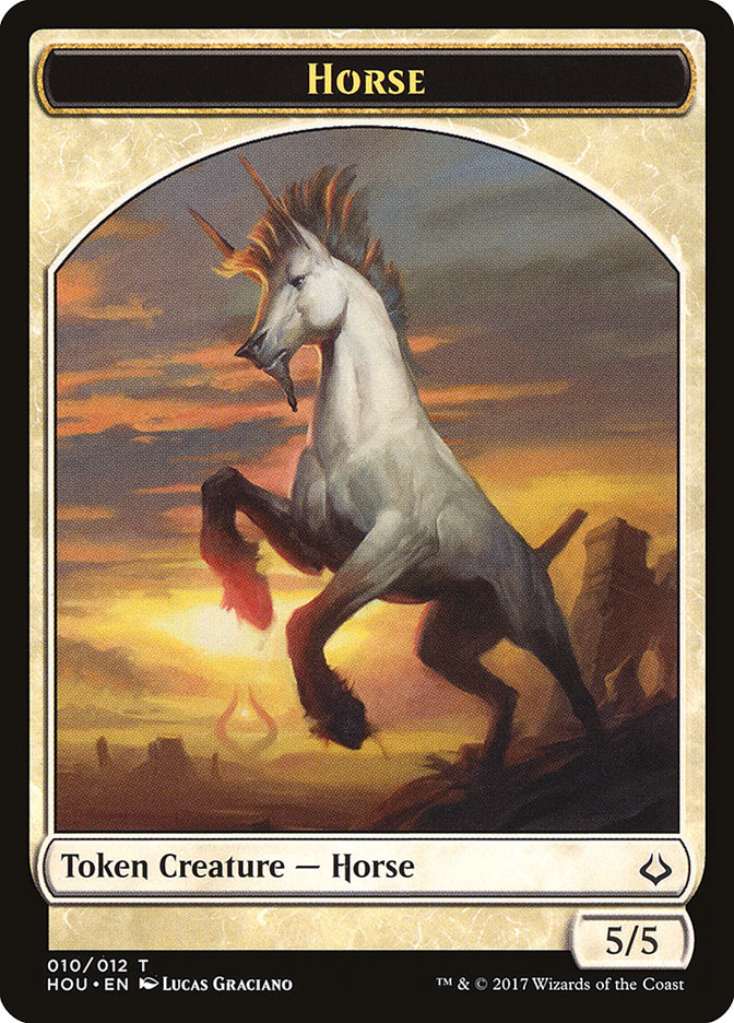 Adorned Pouncer // Horse Double-Sided Token [Hour of Devastation Tokens] | Gear Gaming Fayetteville