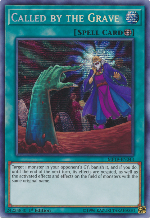 Called by the Grave [MP19-EN043] Prismatic Secret Rare | Gear Gaming Fayetteville