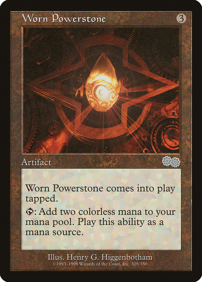 Worn Powerstone [Urza's Saga] | Gear Gaming Fayetteville