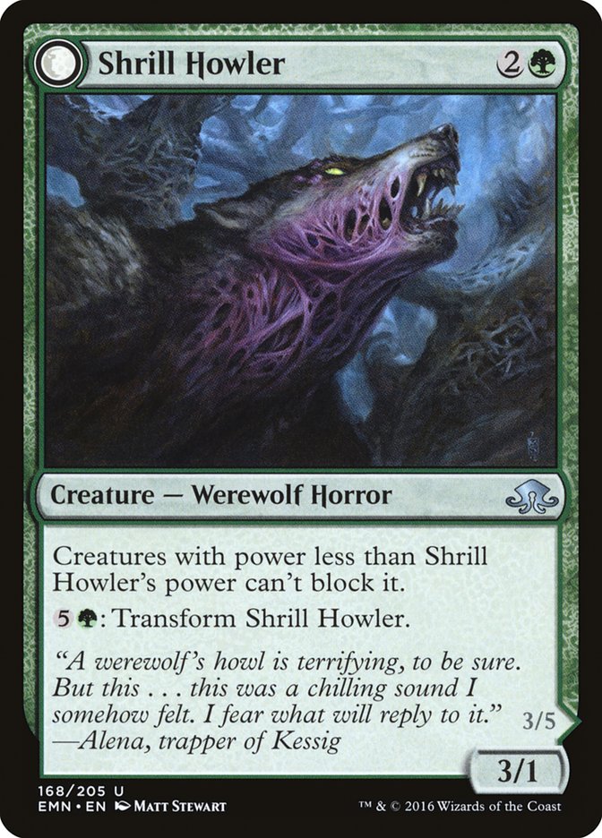 Shrill Howler // Howling Chorus [Eldritch Moon] | Gear Gaming Fayetteville