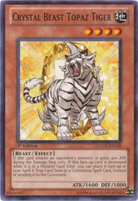 Crystal Beast Topaz Tiger [Legendary Collection 2] [LCGX-EN158] | Gear Gaming Fayetteville