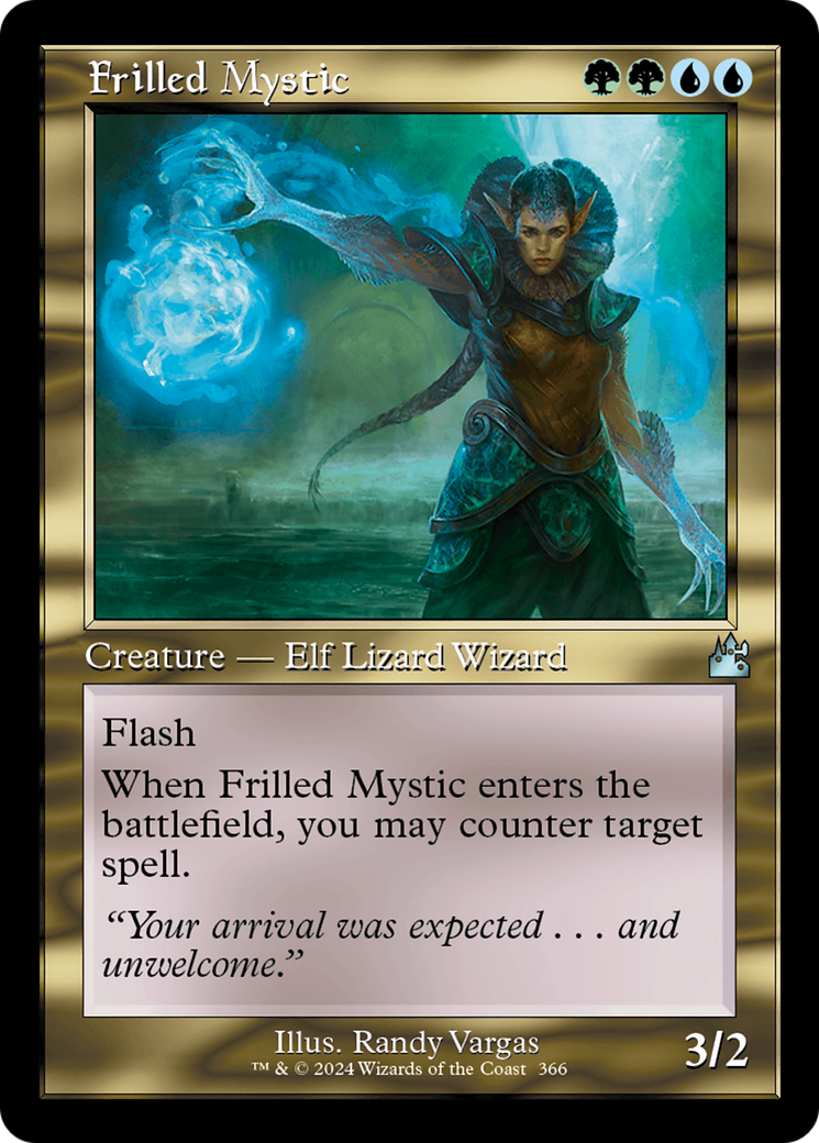 Frilled Mystic (Retro Frame) [Ravnica Remastered] | Gear Gaming Fayetteville