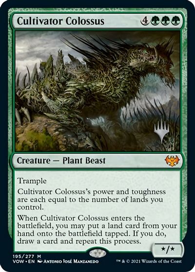 Cultivator Colossus (Promo Pack) [Innistrad: Crimson Vow Promos] | Gear Gaming Fayetteville