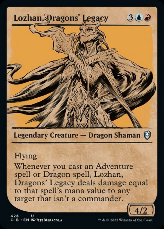 Lozhan, Dragons' Legacy (Showcase) [Commander Legends: Battle for Baldur's Gate] | Gear Gaming Fayetteville