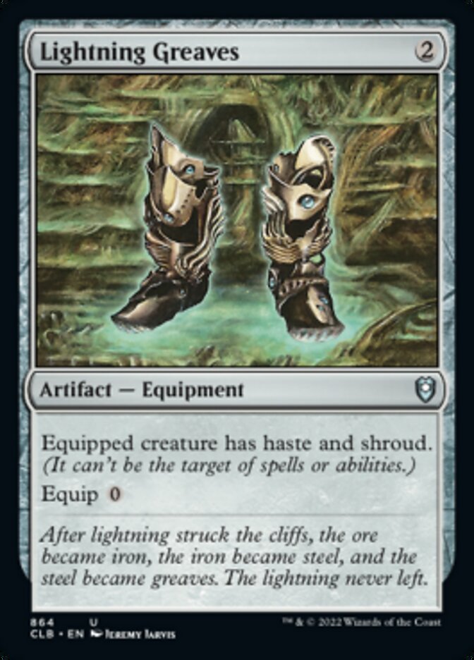 Lightning Greaves [Commander Legends: Battle for Baldur's Gate] | Gear Gaming Fayetteville