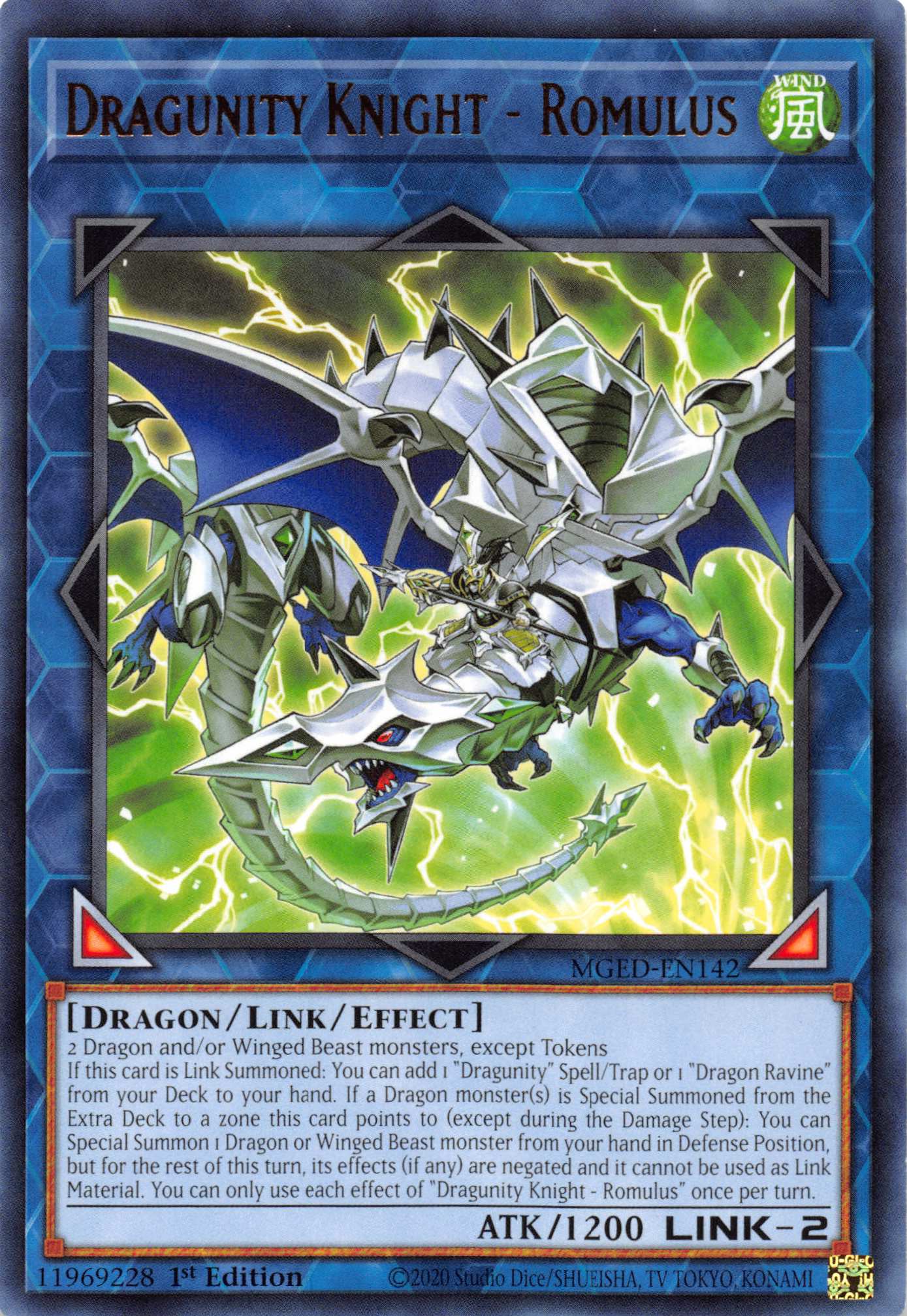Dragunity Knight - Romulus [MGED-EN142] Rare | Gear Gaming Fayetteville