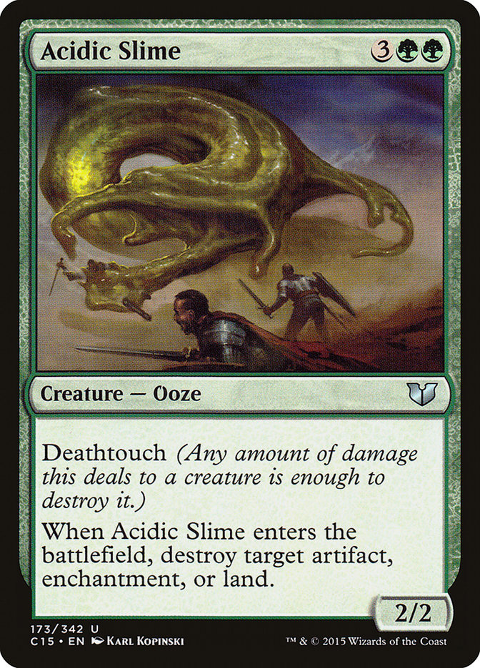 Acidic Slime [Commander 2015] | Gear Gaming Fayetteville