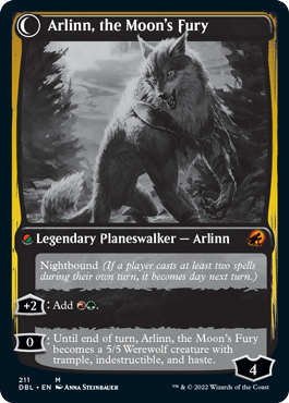 Arlinn, the Pack's Hope // Arlinn, the Moon's Fury [Innistrad: Double Feature] | Gear Gaming Fayetteville