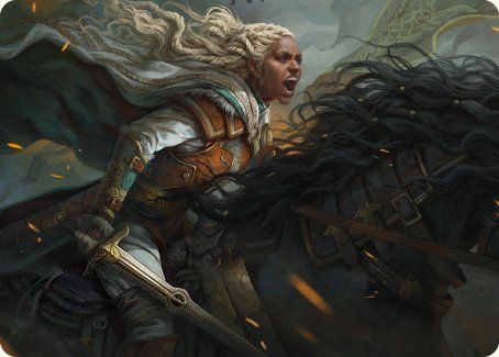 Eowyn, Fearless Knight Art Card [The Lord of the Rings: Tales of Middle-earth Art Series] | Gear Gaming Fayetteville