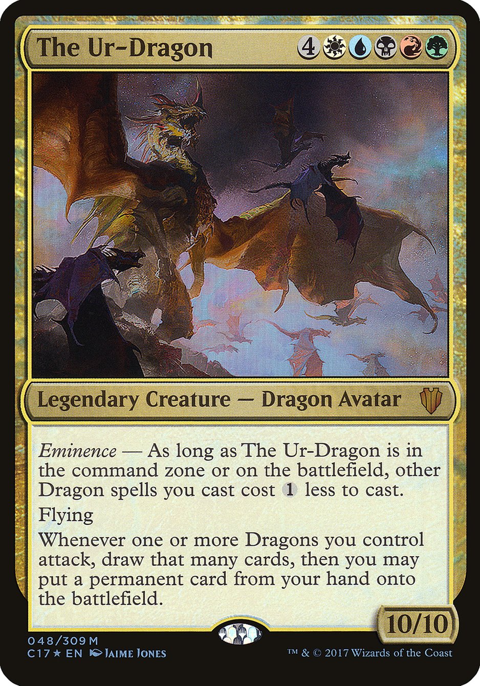 The Ur-Dragon (Oversized) [Commander 2017 Oversized] | Gear Gaming Fayetteville