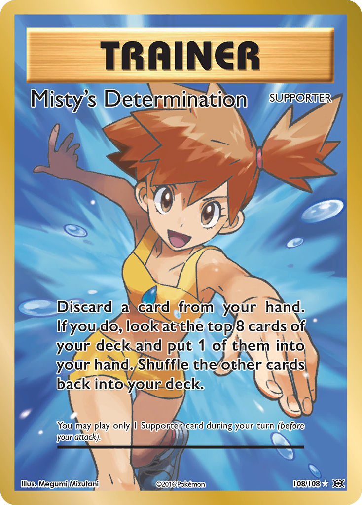 Misty's Determination (108/108) [XY: Evolutions] | Gear Gaming Fayetteville