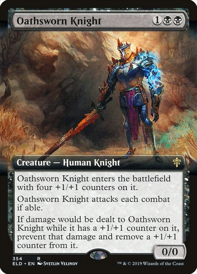 Oathsworn Knight (Extended Art) [Throne of Eldraine] | Gear Gaming Fayetteville