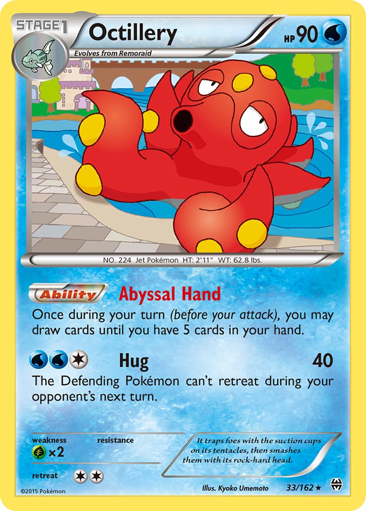 Octillery(33/162) (Theme Deck Exclusive) [XY: BREAKthrough] | Gear Gaming Fayetteville