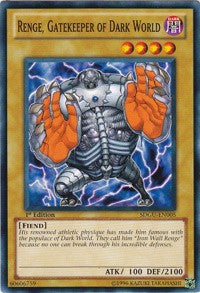 Renge, Gatekeeper of Dark World [Structure Deck: Gates of the Underworld] [SDGU-EN005] | Gear Gaming Fayetteville