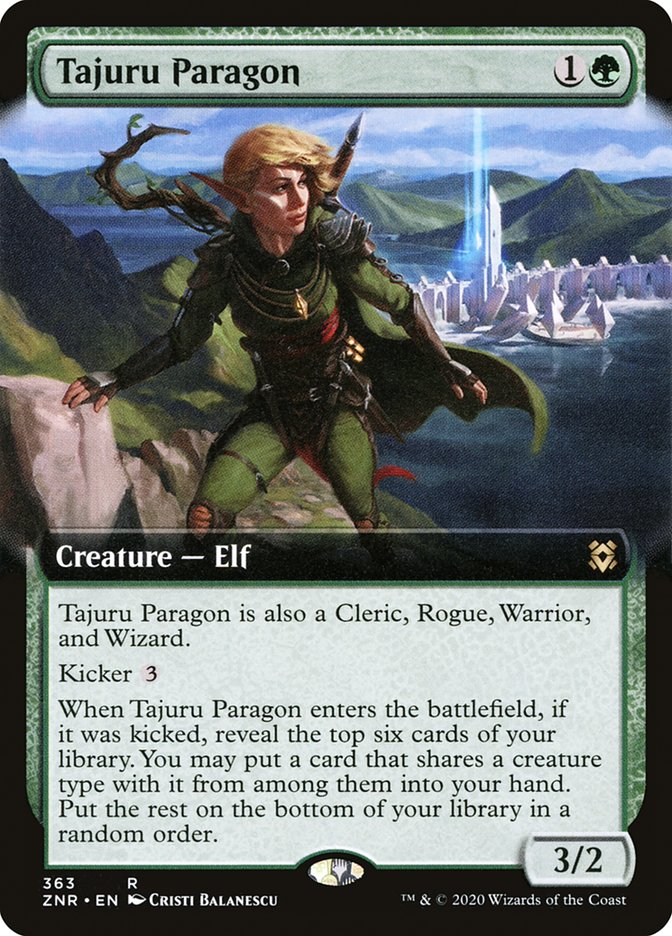 Tajuru Paragon (Extended Art) [Zendikar Rising] | Gear Gaming Fayetteville