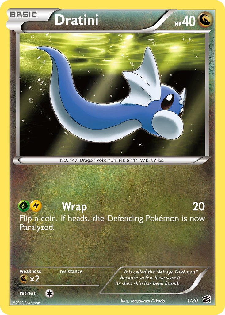 Dratini (1/20) [Black & White: Dragon Vault] | Gear Gaming Fayetteville