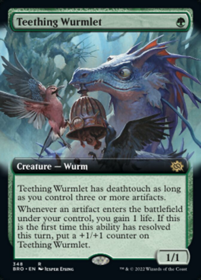 Teething Wurmlet (Extended Art) [The Brothers' War] | Gear Gaming Fayetteville