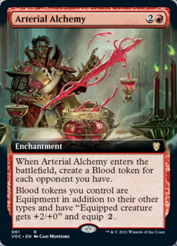 Arterial Alchemy (Extended Art) [Innistrad: Crimson Vow Commander] | Gear Gaming Fayetteville