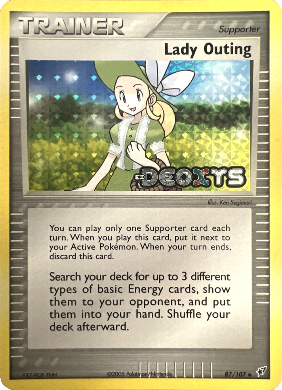 Lady Outing (87/107) (Stamped) [EX: Deoxys] | Gear Gaming Fayetteville