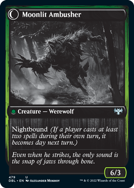 Oakshade Stalker // Moonlit Ambusher [Innistrad: Double Feature] | Gear Gaming Fayetteville