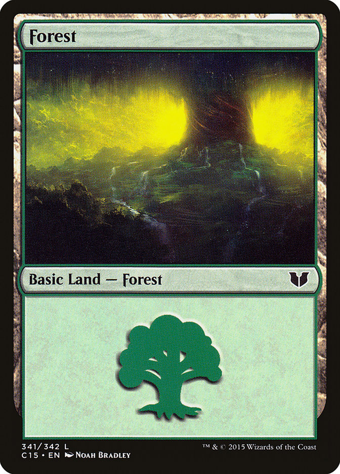 Forest (341) [Commander 2015] | Gear Gaming Fayetteville