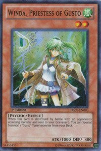 Winda, Priestess of Gusto [Hidden Arsenal 5: Steelswarm Invasion] [HA05-EN040] | Gear Gaming Fayetteville