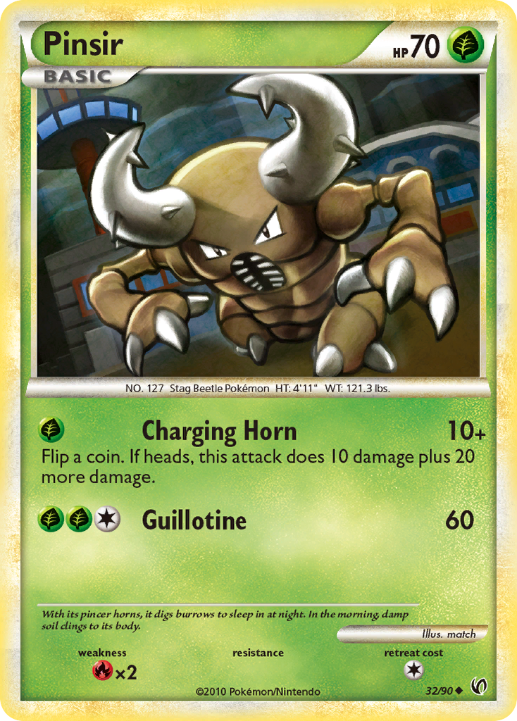 Pinsir (32/90) [HeartGold & SoulSilver: Undaunted] | Gear Gaming Fayetteville