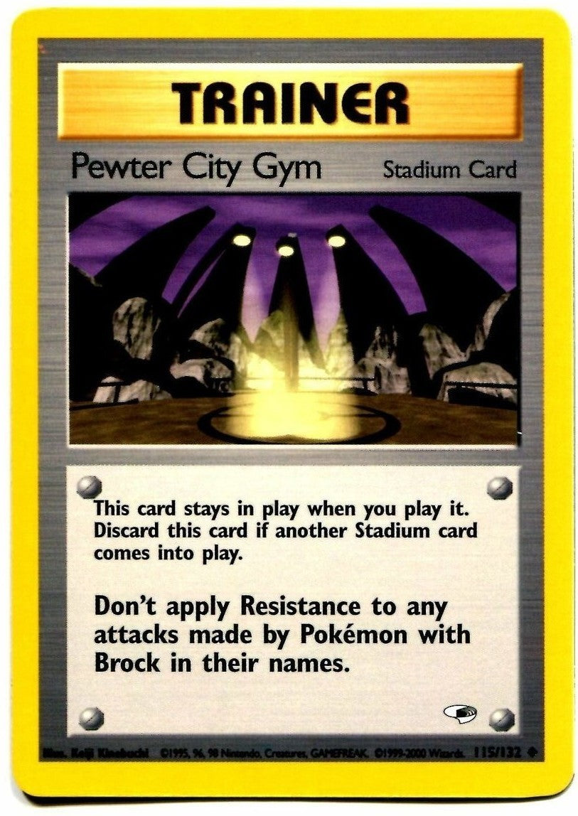 Pewter City Gym (115/132) [Gym Heroes Unlimited] | Gear Gaming Fayetteville