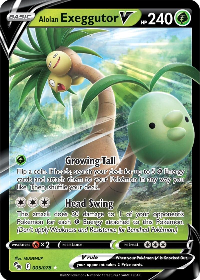 Alolan Exeggutor V (005/078) [Pokémon GO] | Gear Gaming Fayetteville