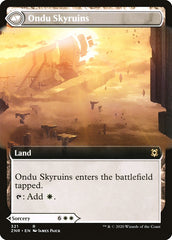 Ondu Inversion // Ondu Skyruins (Extended Art) [Zendikar Rising] | Gear Gaming Fayetteville