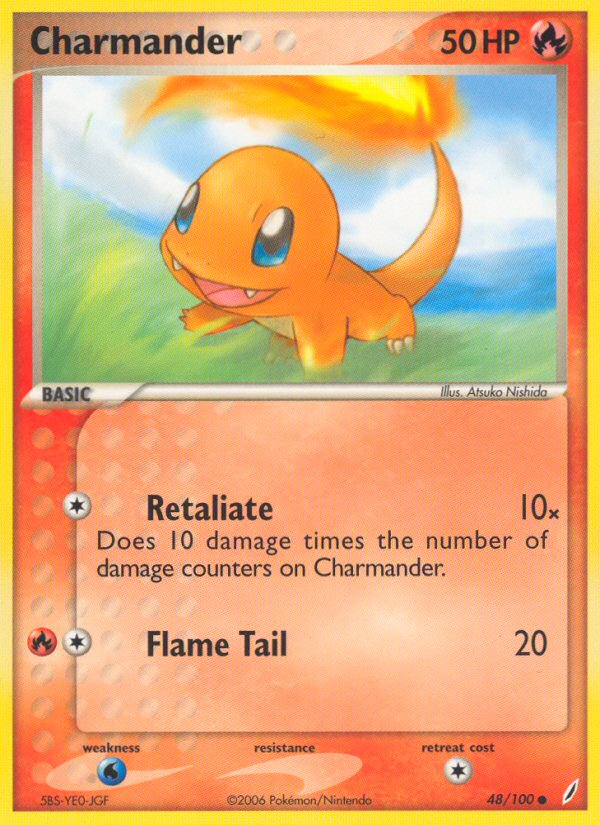 Charmander (48/100) [EX: Crystal Guardians] | Gear Gaming Fayetteville