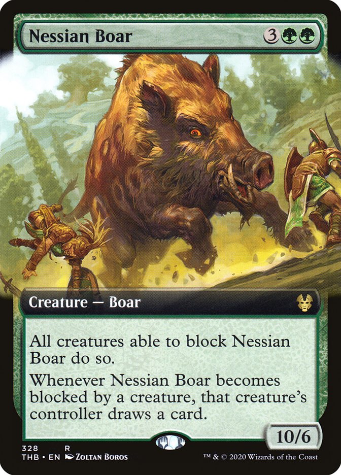 Nessian Boar (Extended Art) [Theros Beyond Death] | Gear Gaming Fayetteville