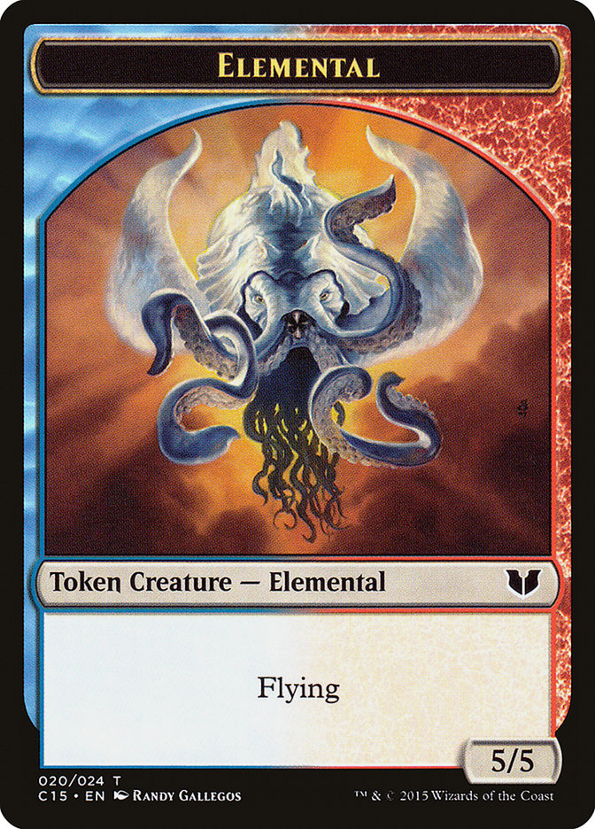 Drake // Elemental (020) Double-Sided Token [Commander 2015 Tokens] | Gear Gaming Fayetteville