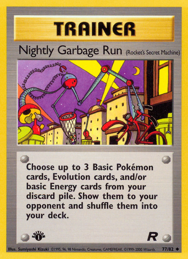 Nightly Garbage Run (77/82) [Team Rocket 1st Edition] | Gear Gaming Fayetteville