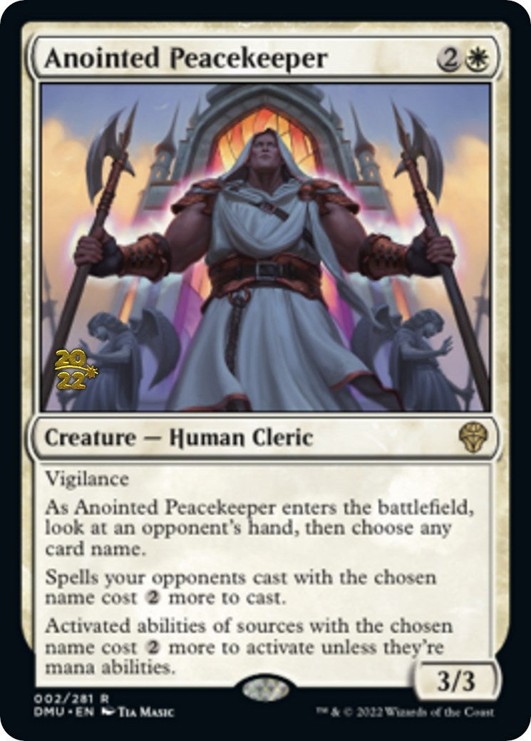 Anointed Peacekeeper [Dominaria United Prerelease Promos] | Gear Gaming Fayetteville