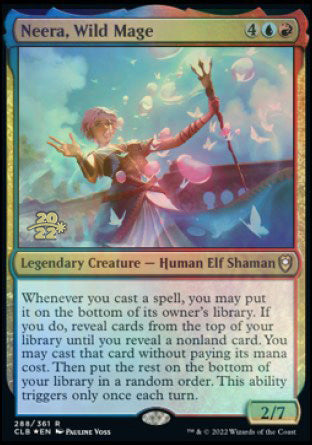 Neera, Wild Mage [Commander Legends: Battle for Baldur's Gate Prerelease Promos] | Gear Gaming Fayetteville