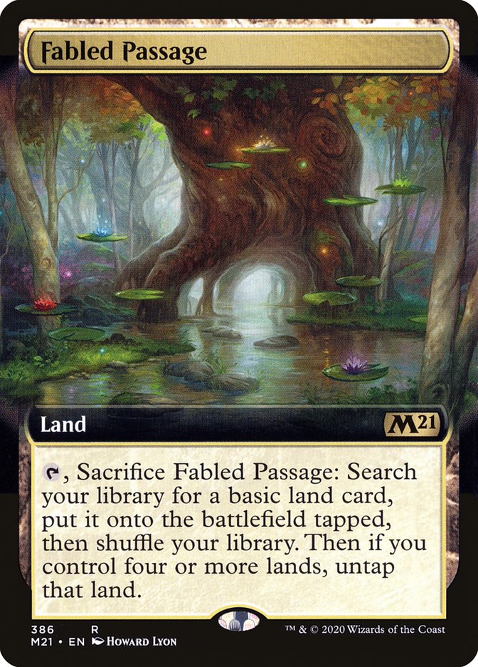 Fabled Passage (Extended Art) [Core Set 2021] | Gear Gaming Fayetteville