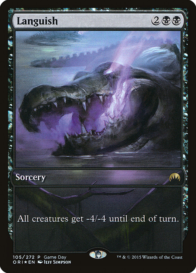 Languish (Game Day) (Full Art) [Magic Origins Promos] | Gear Gaming Fayetteville