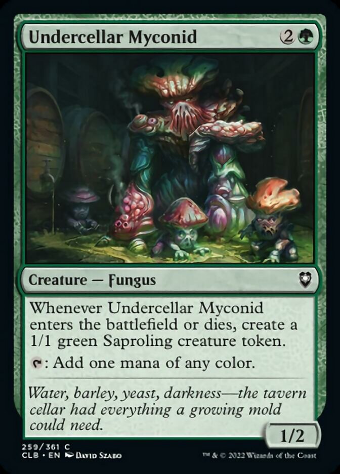 Undercellar Myconid [Commander Legends: Battle for Baldur's Gate] | Gear Gaming Fayetteville