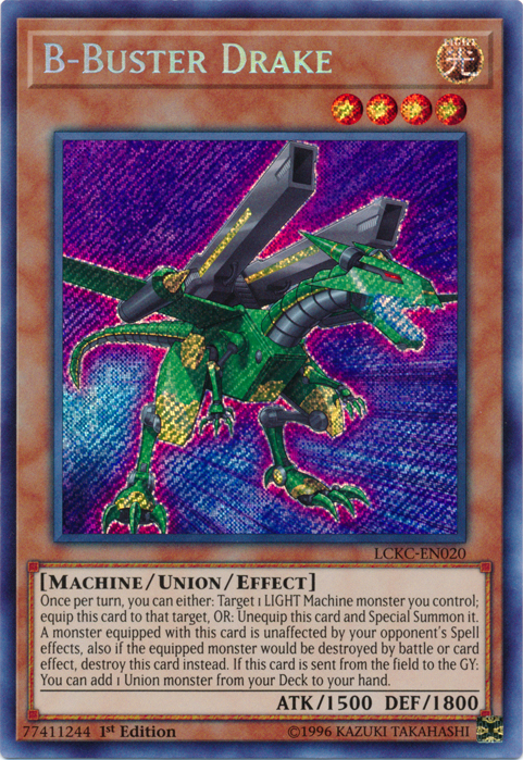 B-Buster Drake [LCKC-EN020] Secret Rare | Gear Gaming Fayetteville