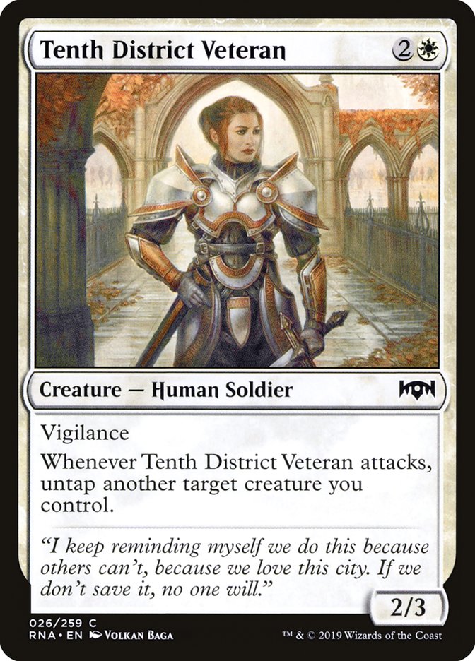 Tenth District Veteran [Ravnica Allegiance] | Gear Gaming Fayetteville