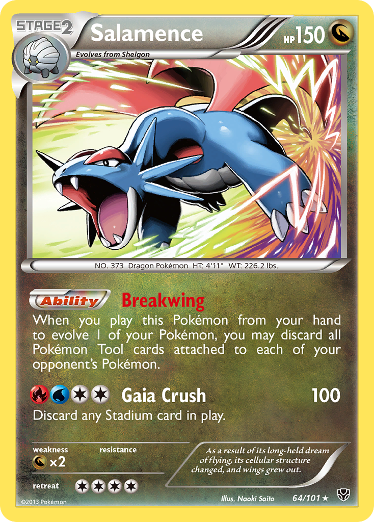 Salamence (64/101) [Black & White: Plasma Blast] | Gear Gaming Fayetteville